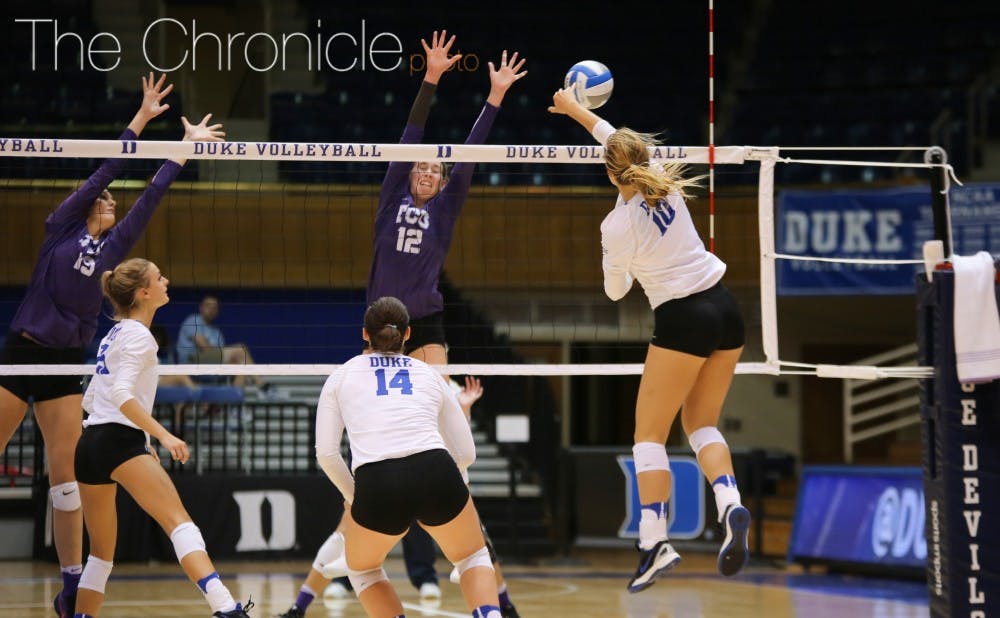 Junior Anna Kropf and company are hoping to hand Pittsburgh its first loss in ACC play.&nbsp;