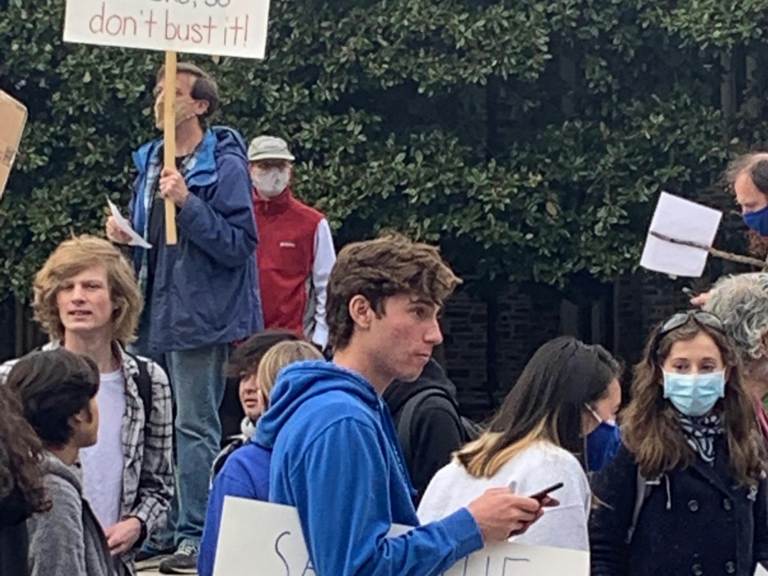 Thompson Writing Program protest