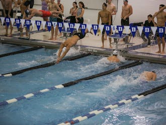 Duke's men's team secured its first win of the season Friday against Queens.