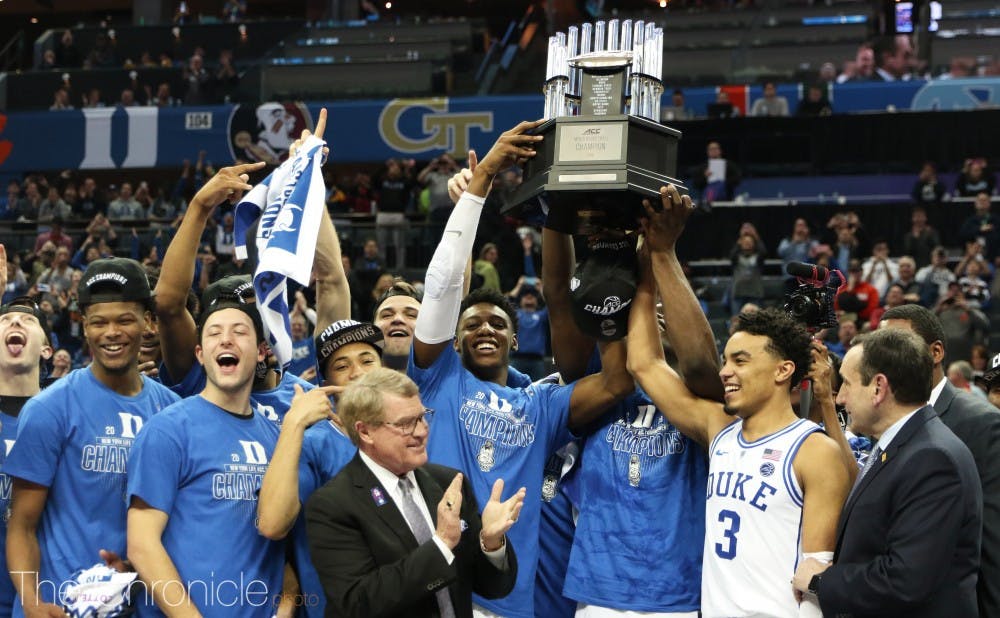 A look back at Duke men's basketball's last four ACC tournament champion - Chronicle
