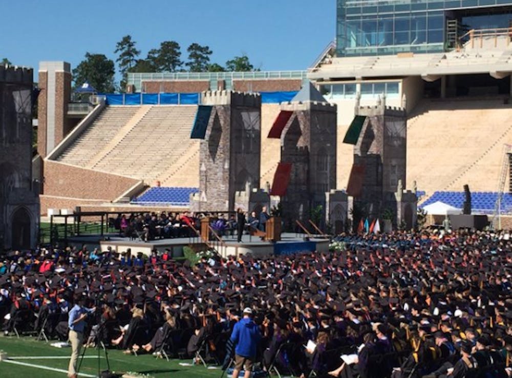 Duke awarded approximately 5,300 undergraduate, graduate and professional degrees at this year's commencement ceremony.&nbsp;