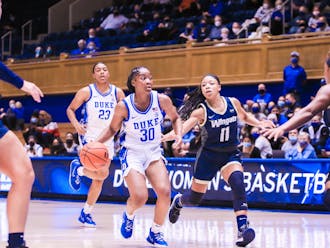 Shayeann Day-Wilson has been on a 3-point tear to begin her Duke career and has been a large part of propelling Duke to a 6-0 record.