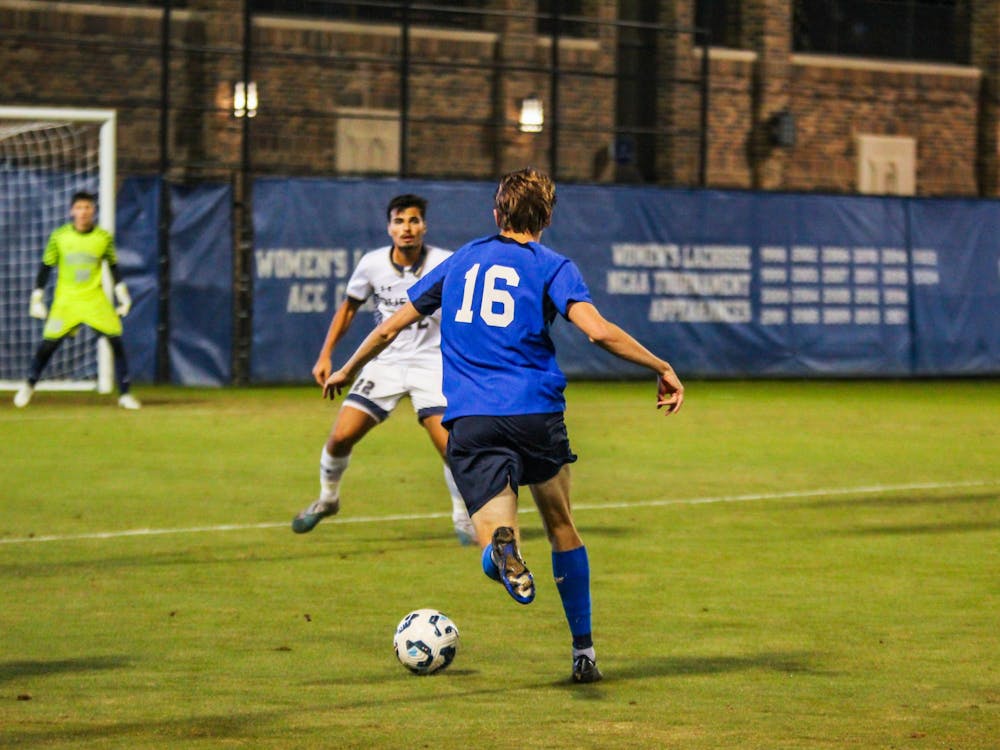 Luke Thomas' shot early in the second half lit a fire under the Blue Devils.