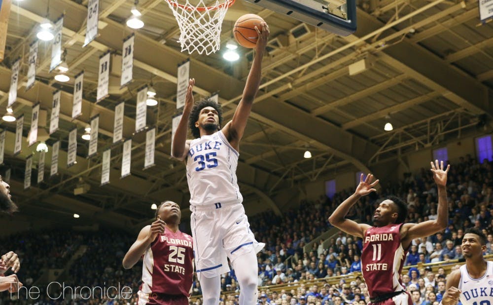 Marvin Bagley III put up another dominant double-double to help Duke's offense but struggled mightily at the charity stripe.