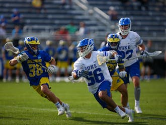 Jake Naso's domination in the circle is a key part of Duke's lethal attack.
