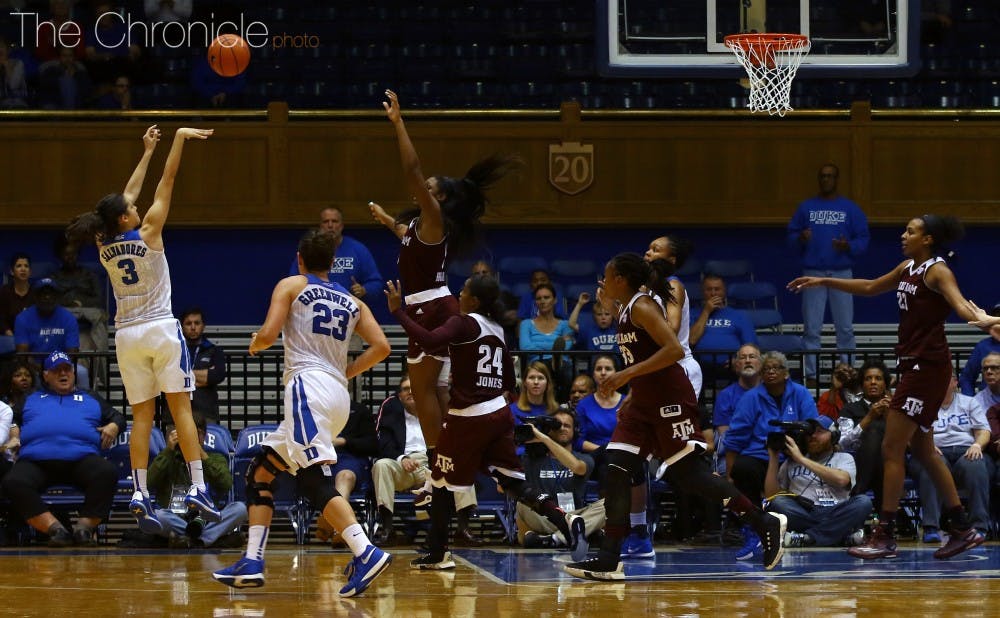Freshman Angela Salvadores scored in double-figures for the first time in her career in Wednesday's loss to the Aggies.