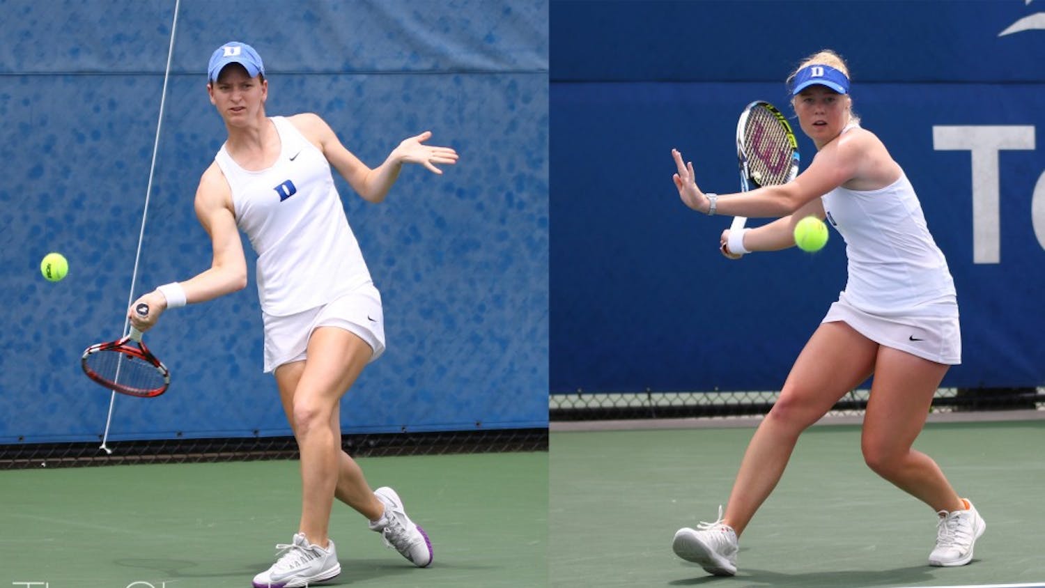 Chalena Scholl and Kaitlyn McCarthy reached the semifinals last weekend, one of the few highlights for the Blue Devils against a stacked field.&nbsp;