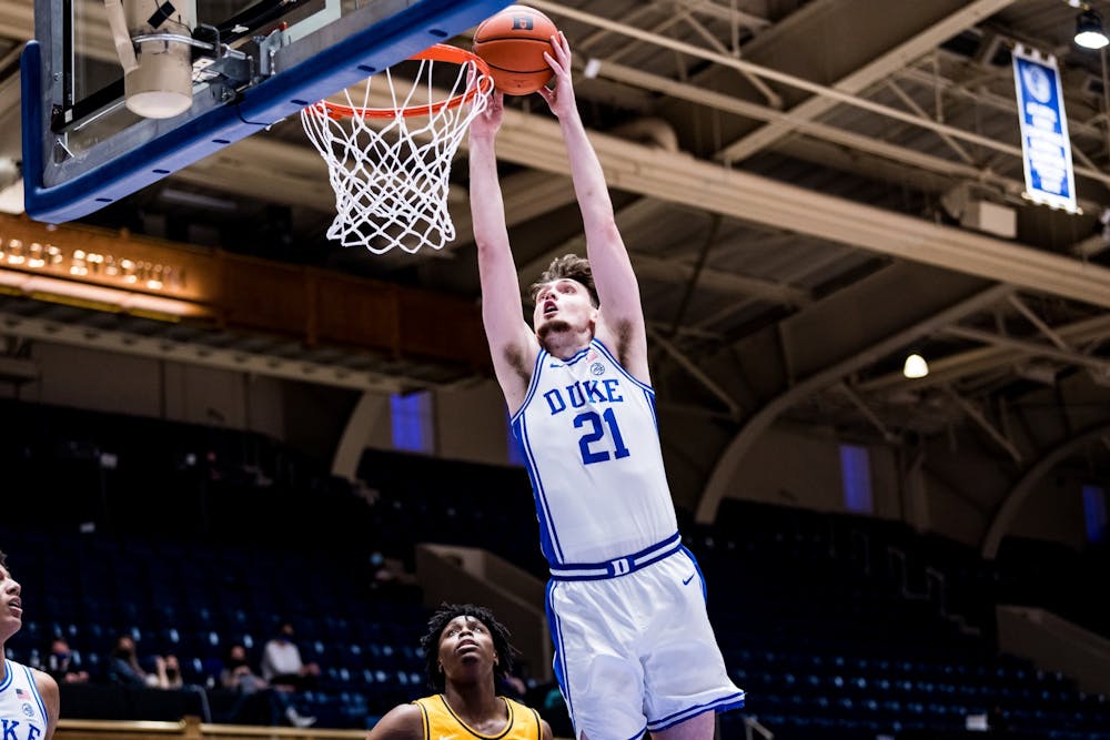 Sophomore Matthew Hurt showed off his versatility in the first half Tuesday.