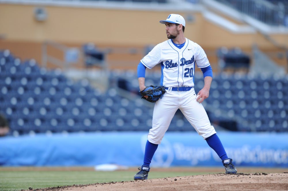 <p>Trent Swart and the Blue Devils will face against a dangerous Cavalier squad this weekend at the DBAP.</p>