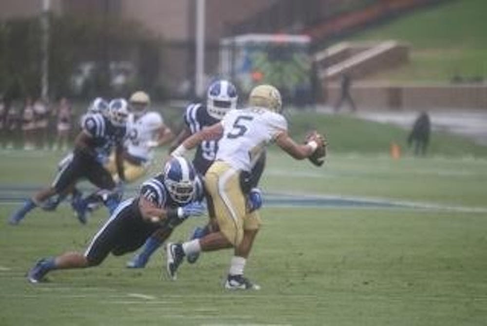 <p>Safety Jeremy Cash paced the Blue Devils with 12 tackles against Georgia Tech, and he was one of three Duke defenders to take home ACC Player of the Week honors Monday.</p>