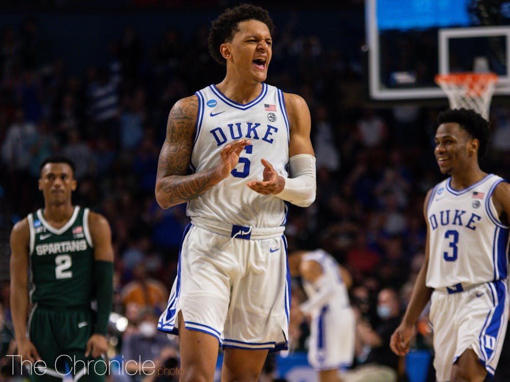 Duke passed a tough test against Michigan State in Sunday's second-round win in Greenville, S.C.