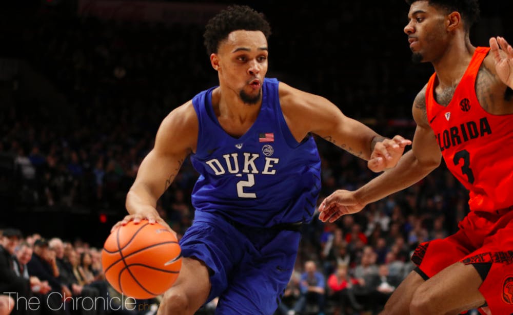 Gary Trent Jr. made clutch free throws late to lift Duke past Florida. 