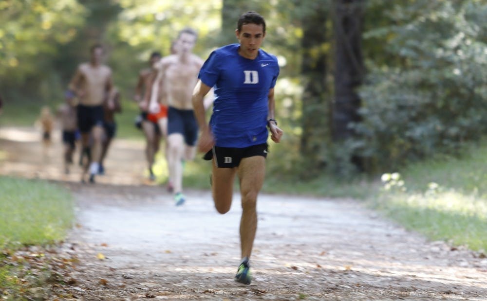 <p>Shaun Thompson turned in the second-fastest time in the nation so far this season in his 10-kilometer debut this weekend in Raleigh as the Blue Devils shifted to the outdoor season.</p>