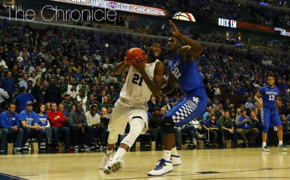 <p>Duke fell to Kentucky last year in the Champions Classic.&nbsp;</p>
