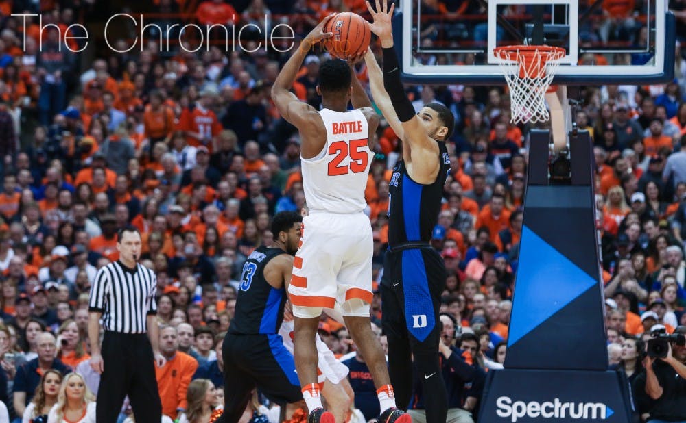 Syracuse freshman Tyus Battle made several key plays in the second half, finishing with 18 points.&nbsp;