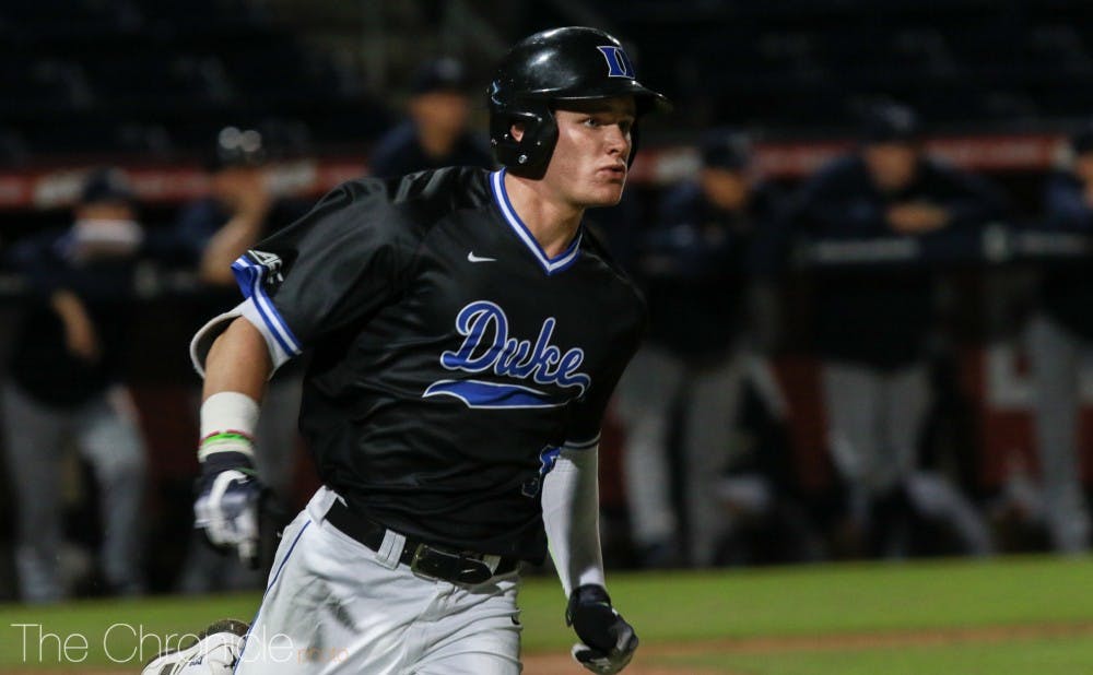 <p>Griffin Conine finished in the top five in the Cape Cod Baseball League in batting average, home runs and RBIs.</p>