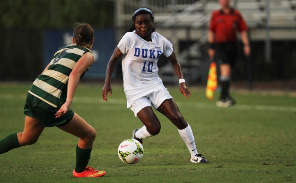 <p>Junior Toni Payne scored seven goals and added five assists last year and is Duke's top returning offensive threat.</p>