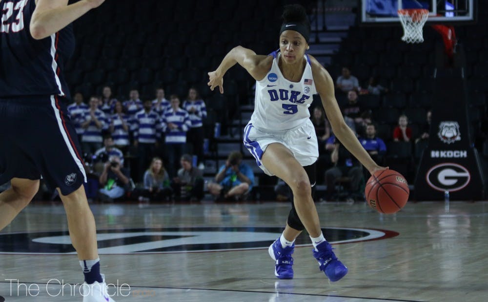Leaonna Odom led Duke in scoring in all three of its NCAA tournament games.