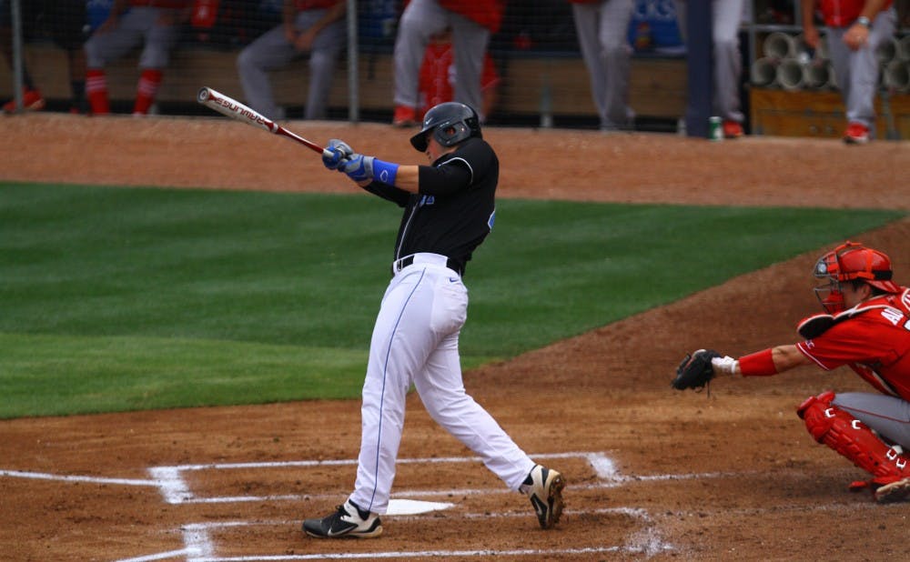 Duke dropped three straight contests to Georgia Tech last weekend, but third baseman Jordan Betts showed he does not have lingering effects of a back injury.
