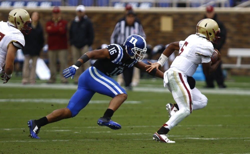 <p>Redshirt senior Jeremy Cash became the first Duke player ever to win ACC Defensive Player of the Year honors Wednesday.</p>