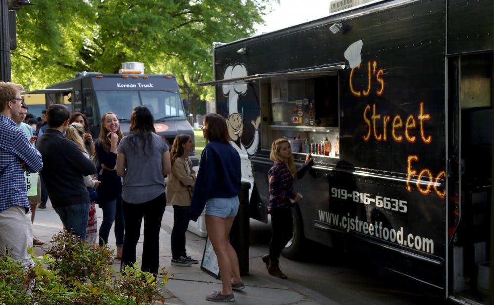 <p>DUSDAC members discussed adding CJ’s Street Food to the food truck rotation Monday.</p>