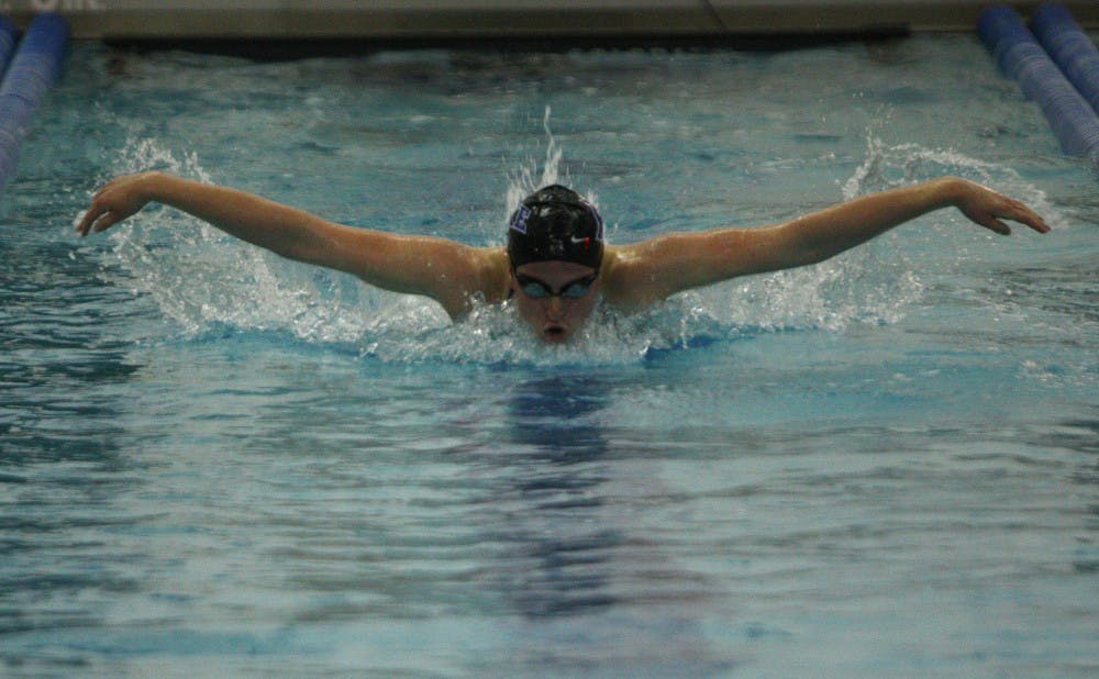 Duke knocked off William & Mary in its first home meet of the season.