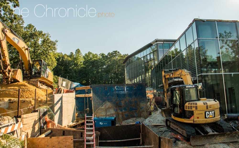 <p>The Student Health and Wellness Center, expected to open in January 2017, is one of three on-going construction projects on campus.</p>