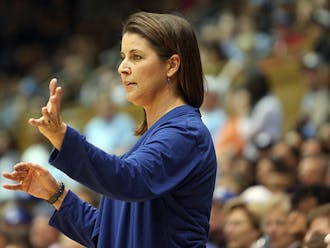 Head coach Joanne P. McCallie tells stories from her coaching career at Maine, Michigan State and Duke in her book “Choice Not Chance.”