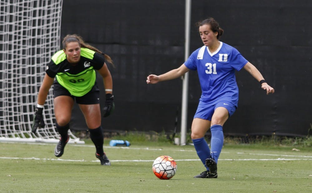 <p>Junior captain Christina Gibbons may play all over the field again this weekend, shifting up to the attacking third if sophomore Imani Dorsey's hamstring injury persists.</p>
