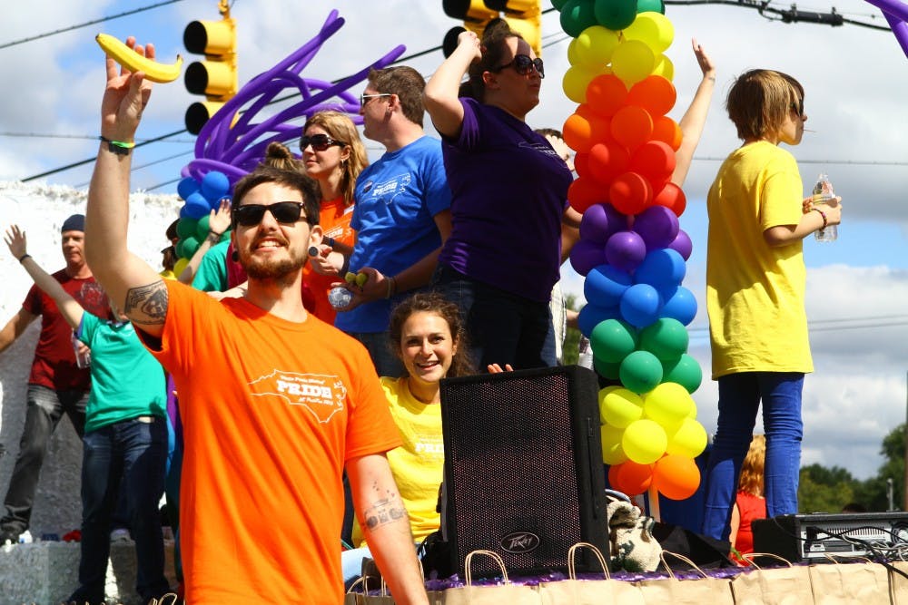 Students and Durham residents attended the 29th annual Pride Parade Saturday.