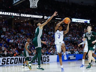 Roach rose to the occasion against Michigan State, leading the charge in the second half as Duke overcame a five-point deficit to win by nine.