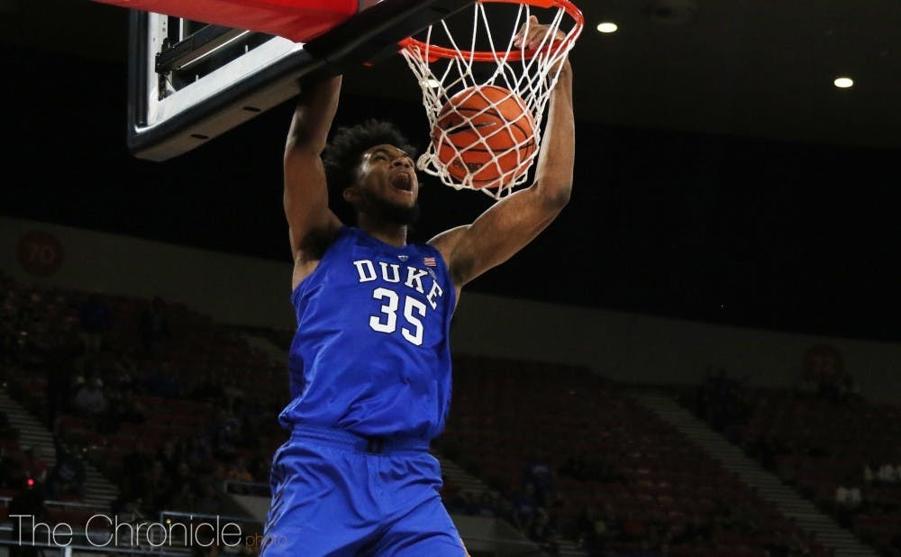 Marvin Bagley III collected a career-high 15 rebounds and scored six early second-chance points at the start of the second half.
