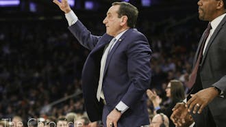 Coach K gave Chronicle beat writer Jake Piazza a weekend he'll never forget. 
