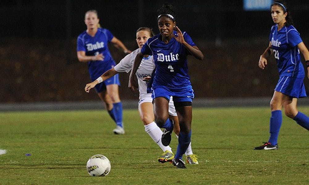 Natashi Anasi helped the Duke defense hold the ACC&#039;s most potent attack scoreless until the 87th minute.