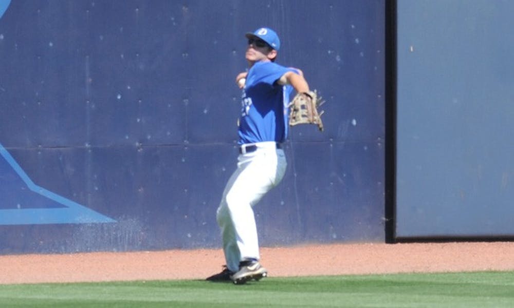 Sophomore outfielder Will Piwnica-Worms was a crucial part in Duke’s victory over High Point Wednesday.