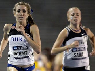 Juliet Bottorff overcame the intense Iowa heat to claim the first NCAA outdoor championship in Duke history with a time of 34&amp;#58;25.86.