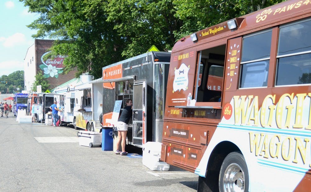 More than 60 food trucks convened at Durham Central Park for the food truck rodeo.