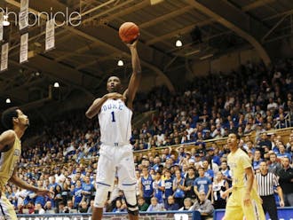 Freshman Harry Giles made a pair of key free throws after Boston College cut Duke's lead to eight, but eventually fouled out.&nbsp;