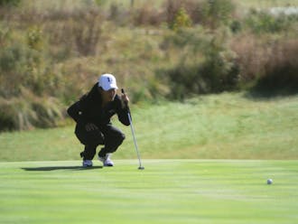 After making the cut at the British Open this summer, sophomore Celine Boutier leads Duke into the Mason Rudolph Women's Championship.