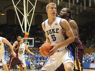 Mason Plumlee has not missed a shot since the Friendship Games, now 14-of-14 in the two exhibitions.