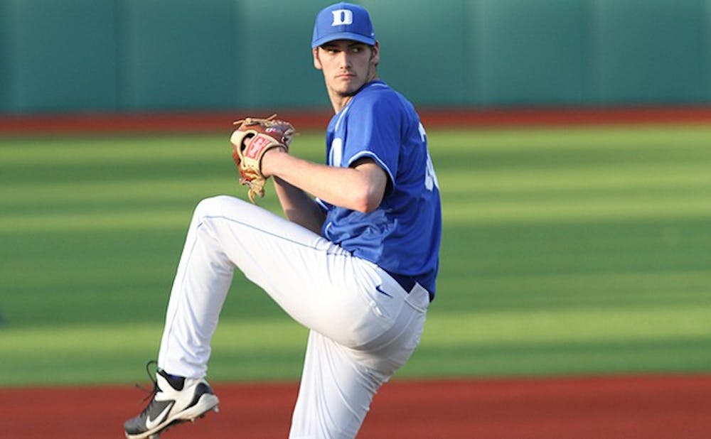 Junior Michael Matuella will take the mound for the Blue Devils in the series opener against Georgia Tech.