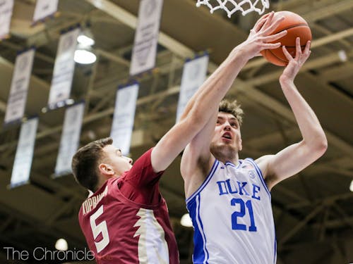 Matthew Hurt could potentially be a first round pick in the 2020 NBA Draft. (Photo: Henry Haggart/The Chronicle.)
