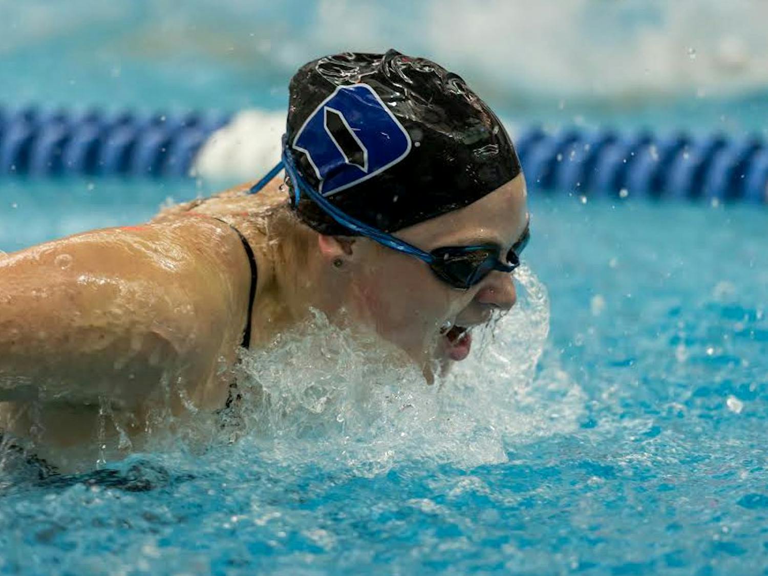 Senior Kiera Molloy underwent surgery to remove her pancreas May 28, but returned to the pool just six weeks later.