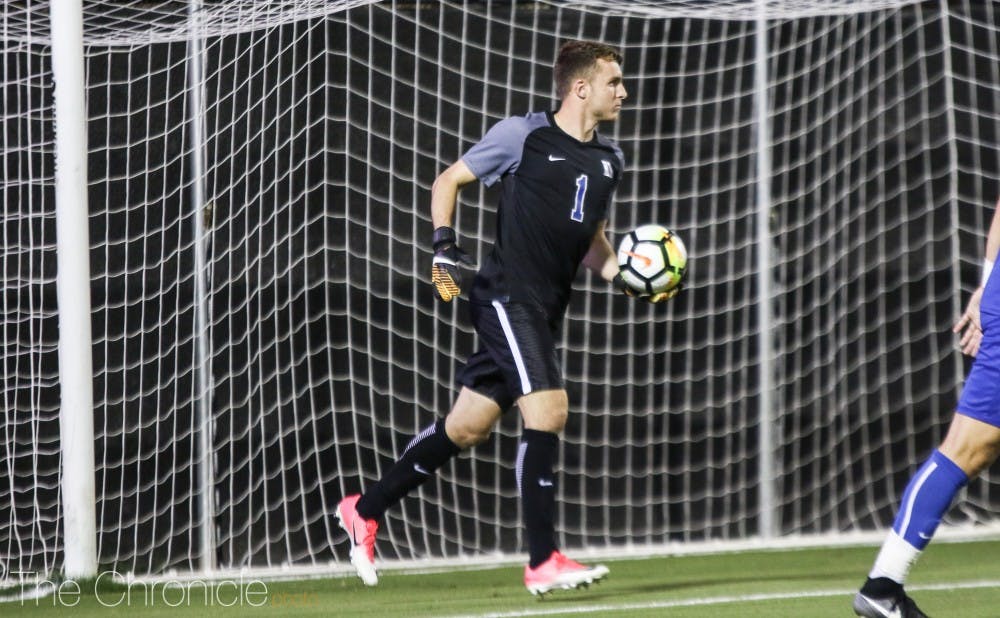 The Blue Devils did not back goalie Will Pulisic, who allowed three goals Sunday.