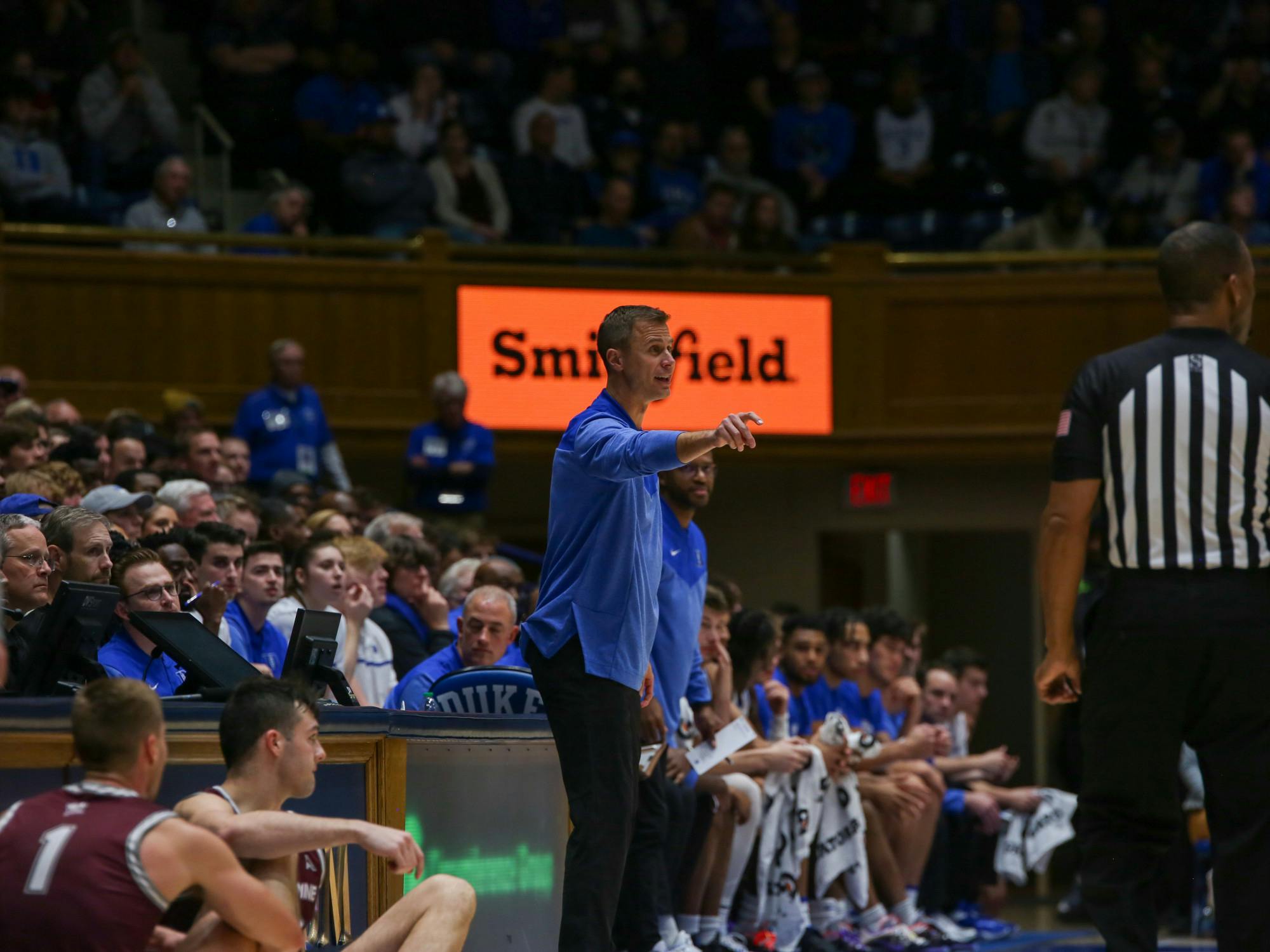 Film room Analyzing Duke men's basketball forward Neal Begovich The
