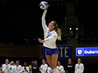 Senior outside hitter Gracie Johnson had another 20-kill outing Sunday.