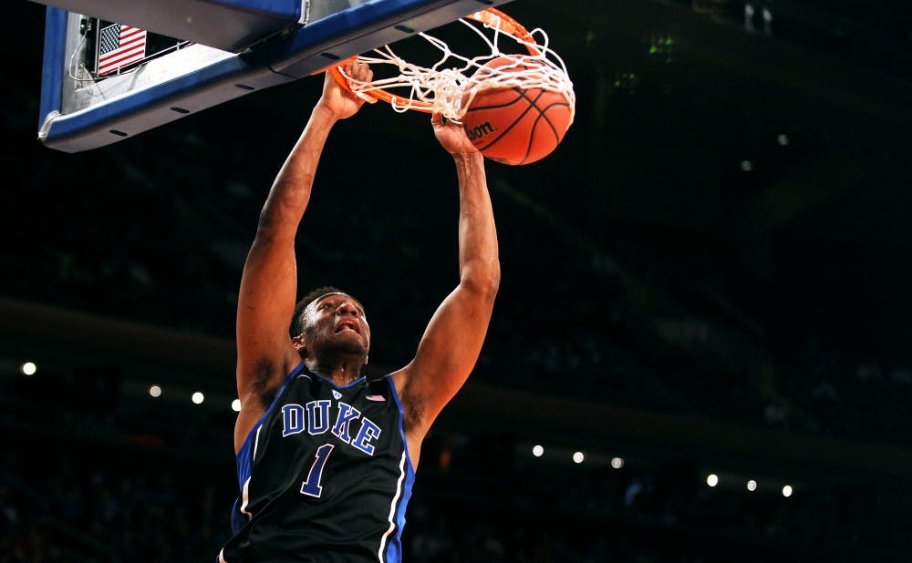 On a night that freshman Jabari Parker struggled, No. 6 Duke fell to the balanced attack of the No. 4 Wildcats, losing 72-66 in the championship game of the NIT Season Tip-Off at Madison Square Garden.