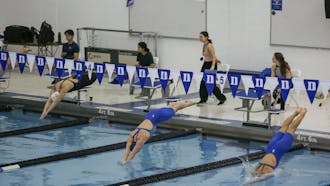 The Duke women broke three program relay records at NCAA championships. 