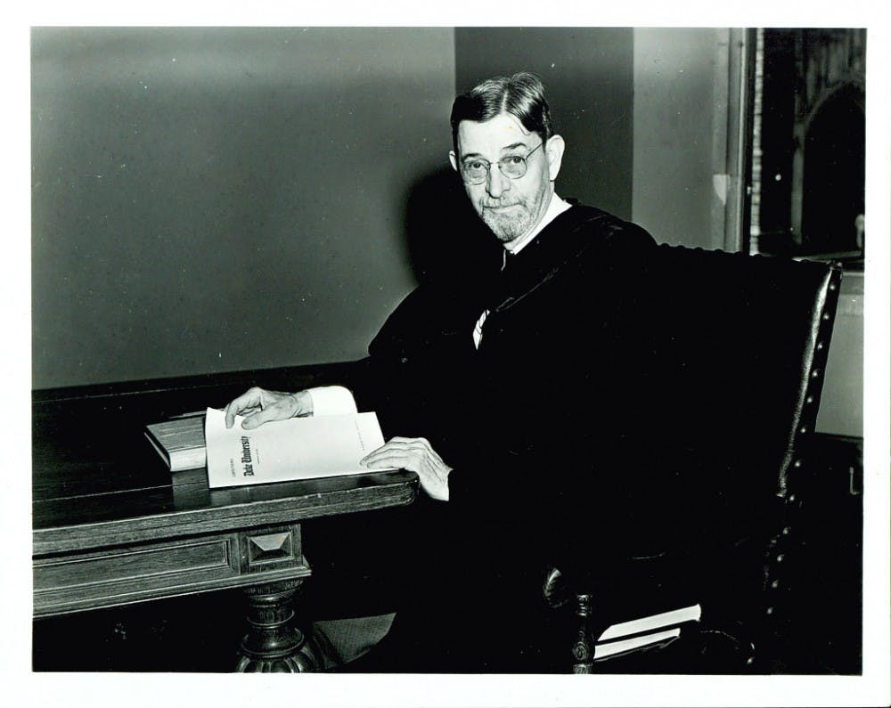 William Preston Few at desk, undated