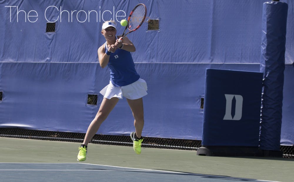 Sophomore Ellyse Hamlin and her teammates are hoping to bounce back from their first ACC loss.